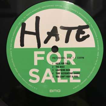 LP The Pretenders: Hate For Sale