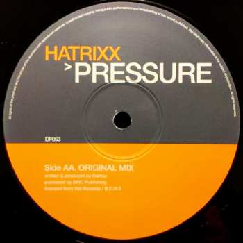 LP Hatrixx: Pressure (Inc. Tall Paul Remix)