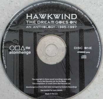 3CD/Caja Hawkwind: The Dream Goes On - An Anthology 1985 - 1997