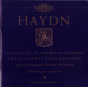 Symphonies Nos. 88-92 & Sinfonia Concertante - The Esterházy Recordings - Volume Seven