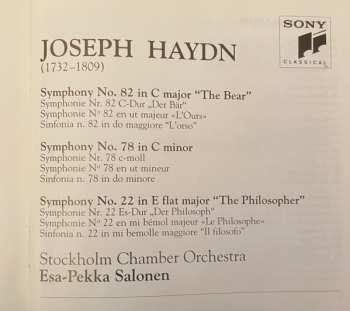 CD Esa-Pekka Salonen: Symphonies 22, 78, & 82