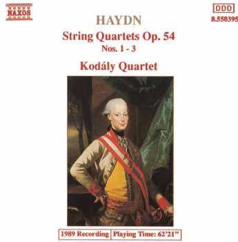 Album Joseph Haydn: String Quartets Op. 54, Nos. 1 - 3