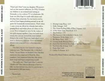 CD Hazel Dickens And Alice Gerrard: Hazel & Alice