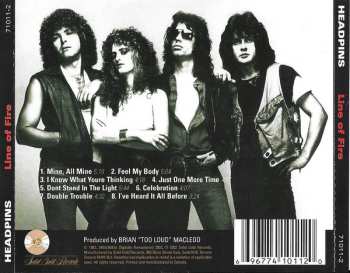 CD Headpins: Line Of Fire