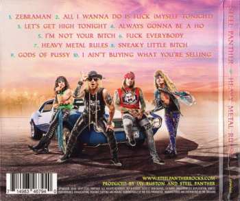 CD Steel Panther: Heavy Metal Rules