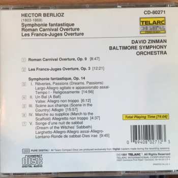 CD Hector Berlioz: Symphonie Fantastique, Roman Carnival, Les Francs-Juges Overtures