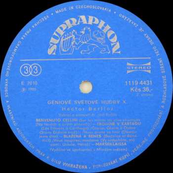 2LP Hector Berlioz: Géniové Světové Hudby X.