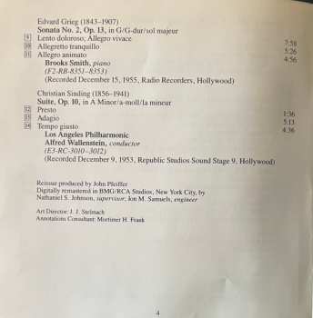 2CD/Caja Edvard Grieg: The Heifetz Chamber Music Collection I