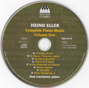 CD Sten Lassmann: Complete Piano Music Volume One