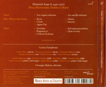 CD Heinrich Isaac: Missa Misericordias Domini & Motets