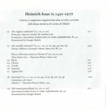 CD Heinrich Isaac: Missa Misericordias Domini & Motets
