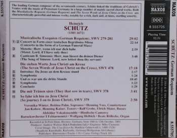 CD Heinrich Schütz: German Requiem • The Seven Words Of Jesus Christ On The Cross