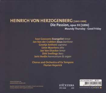 2CD Heinrich Von Herzogenberg: Die Passion