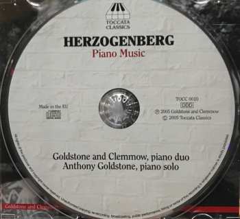 CD Anthony Goldstone: Heinrich Von Herzogenberg: Variations On A Theme Of Brahms And Other Works For Two Pianos, Piano Duet And Solo Piano