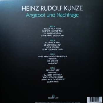 2LP Heinz Rudolf Kunze: Angebot Und Nachfrage