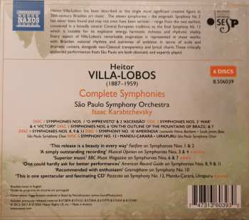 6CD/Caja Heitor Villa-Lobos: Complete Symphonies
