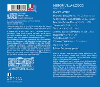 CD Heitor Villa-Lobos: Piano Works 