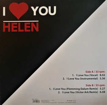LP Helen: I Love You CLR