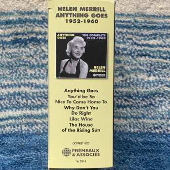 4CD/Caja Helen Merrill: Anything Goes (The Complete 1952-1960)