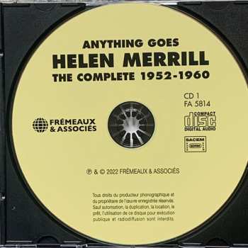 4CD/Caja Helen Merrill: Anything Goes (The Complete 1952-1960)