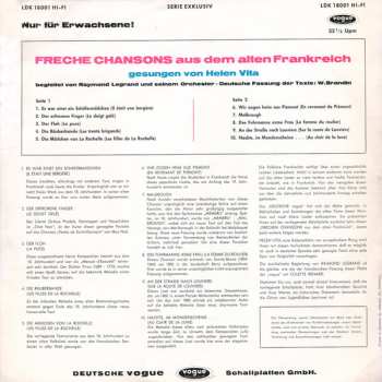 LP Helen Vita: Freche Chansons Aus Dem Alten Frankreich