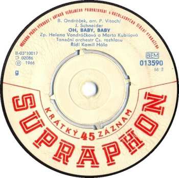 SP Helena Vondráčková: Oh, Baby, Baby / Miluji Staré Klobouky