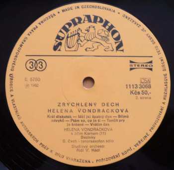 LP Helena Vondráčková: Zrychlený Dech