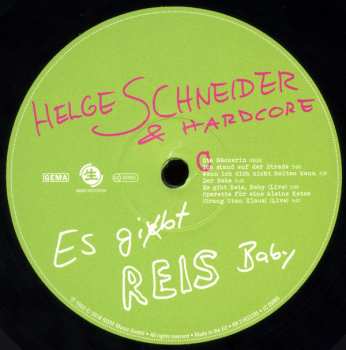 2LP Helge Schneider & Hardcore: Es Gibt Reis, Baby
