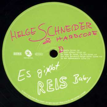 2LP Helge Schneider & Hardcore: Es Gibt Reis, Baby