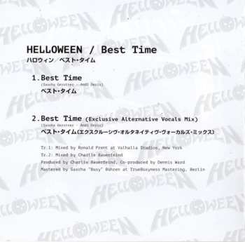 CD Helloween: Best Time LTD