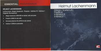 CD Helmut Lachenmann: Allegro Sostenuto / Pression / Intérieur III / Intérieur I