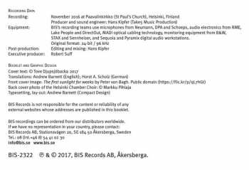 SACD Jan Lehtola: Riemuitkaamme! (A Finnish Christmas)