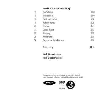 CD Franz Schubert: The Sea