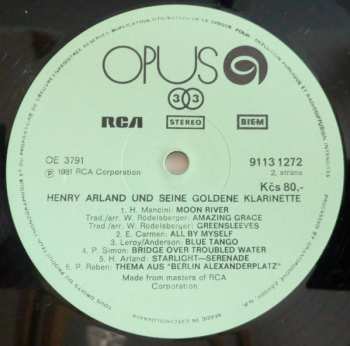 LP Henry Arland: Im Zauber Zärtlicher Melodien