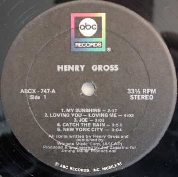 LP Henry Gross: Henry Gross
