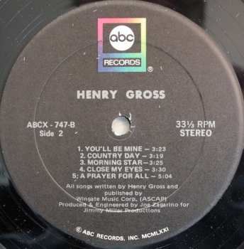 LP Henry Gross: Henry Gross