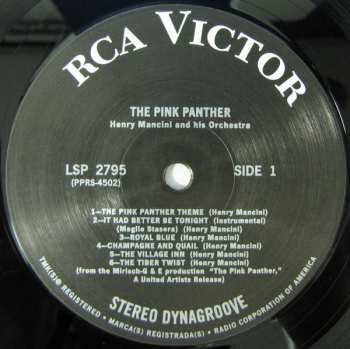 LP Henry Mancini: The Pink Panther (Music From The Film Score) LTD