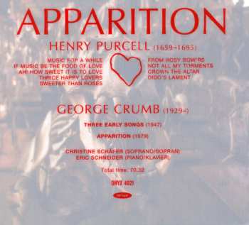 CD Henry Purcell: Apparition