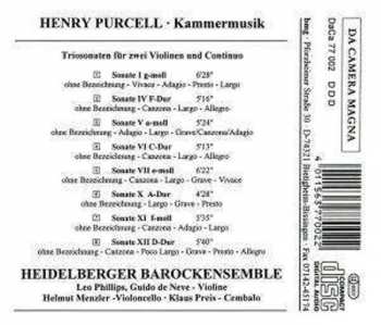 CD Henry Purcell: Kammermusik