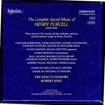 11CD/Caja Henry Purcell: The Complete Sacred Music Of Henry Purcell