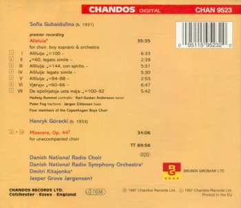 CD Danmarks Radios Symfoniorkester: Miserere • Alleluia