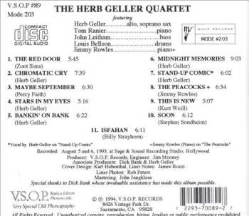 CD Herb Geller Quartet: The Herb Geller Quartet