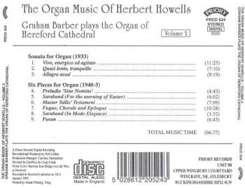 CD Graham Barber: The Organ Music Of Herbert Howells, Volume 2