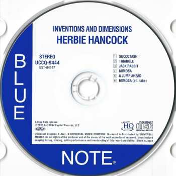 CD Herbie Hancock: Inventions & Dimensions
