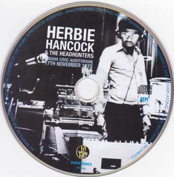 CD Herbie Hancock: Omaha Civic Auditorium, 17th November 1975