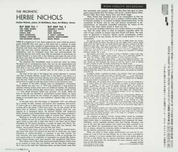 CD Herbie Nichols: The Prophetic Herbie Nichols Vol.1 LTD