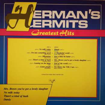 LP Herman's Hermits: Greatest Hits