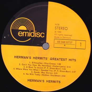 LP Herman's Hermits: Greatest Hits