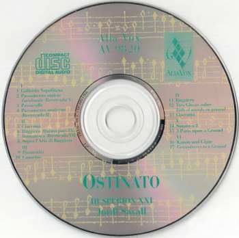CD Jordi Savall: Ostinato