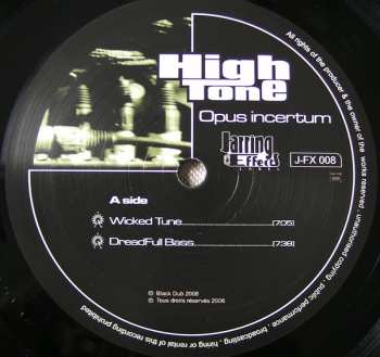 2LP High Tone: Opus Incertum